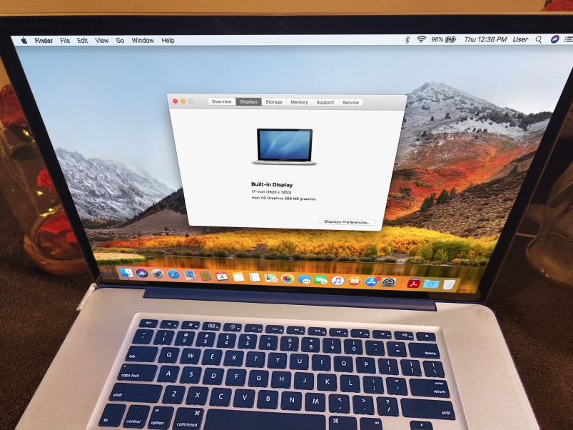 ComputerHobbyShop MacBook Pro 6,1 Auction with a Rare Good Working 17 inch LCD Screen