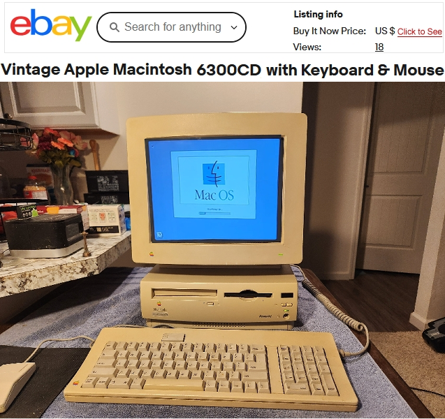 A Restored Vintage Apple Macintosh