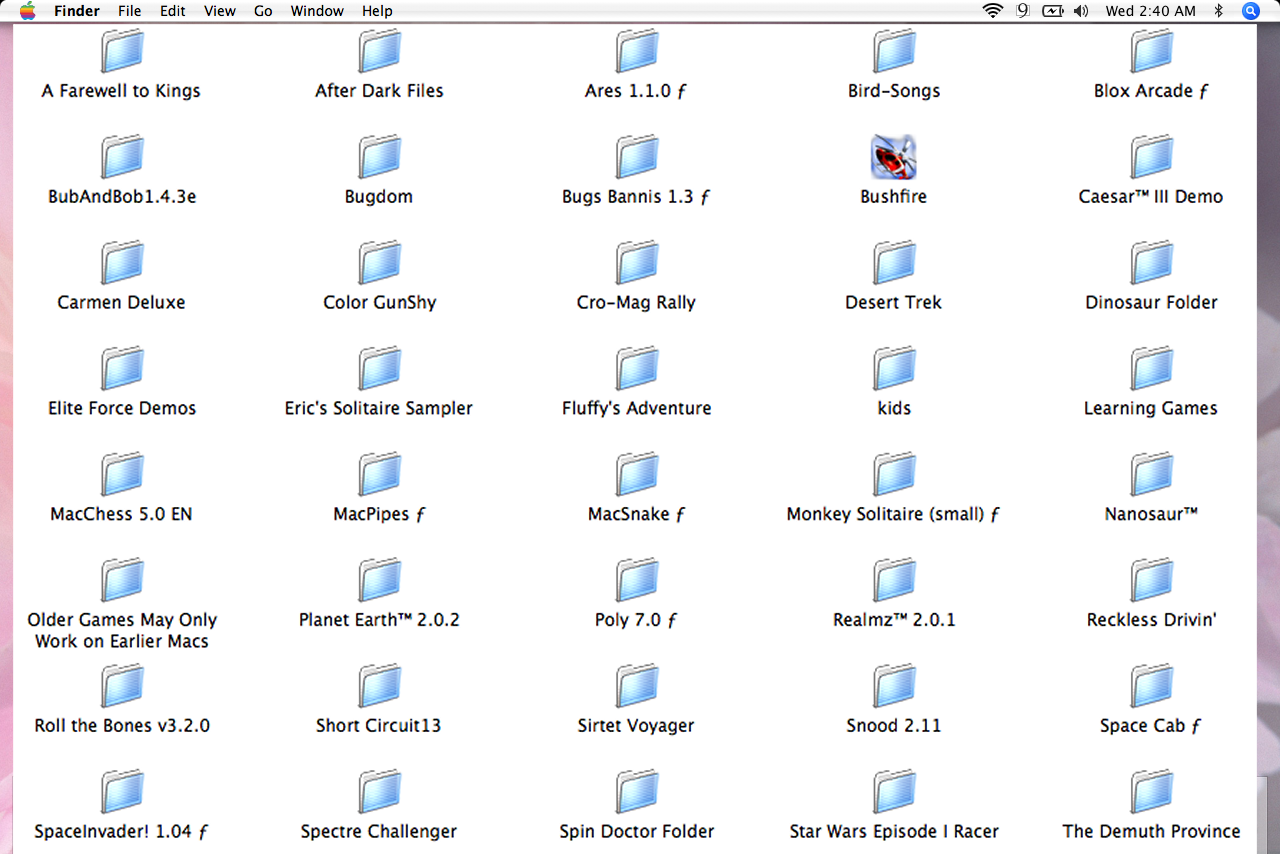 Game collection example