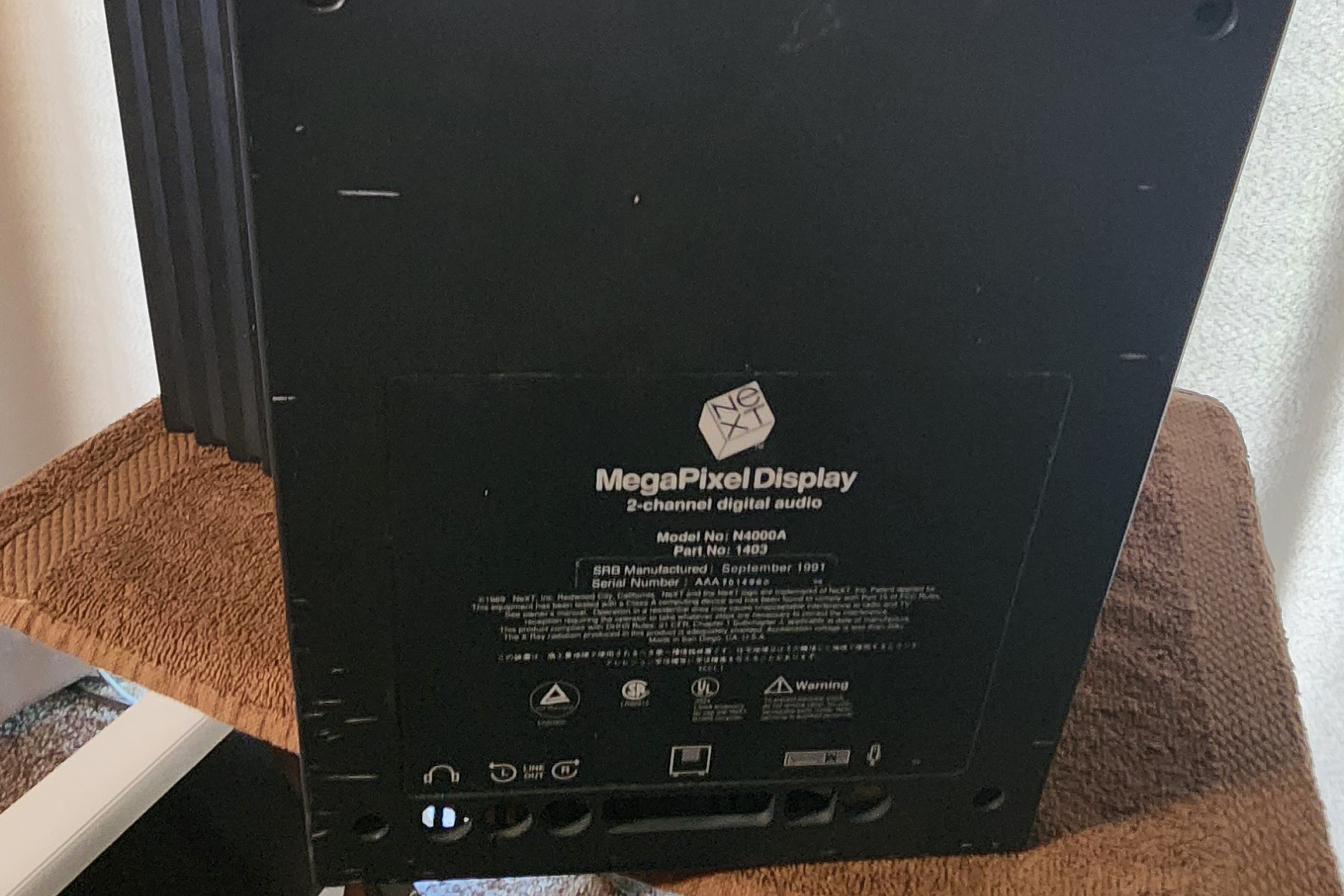 Back of MegaPixel Display case