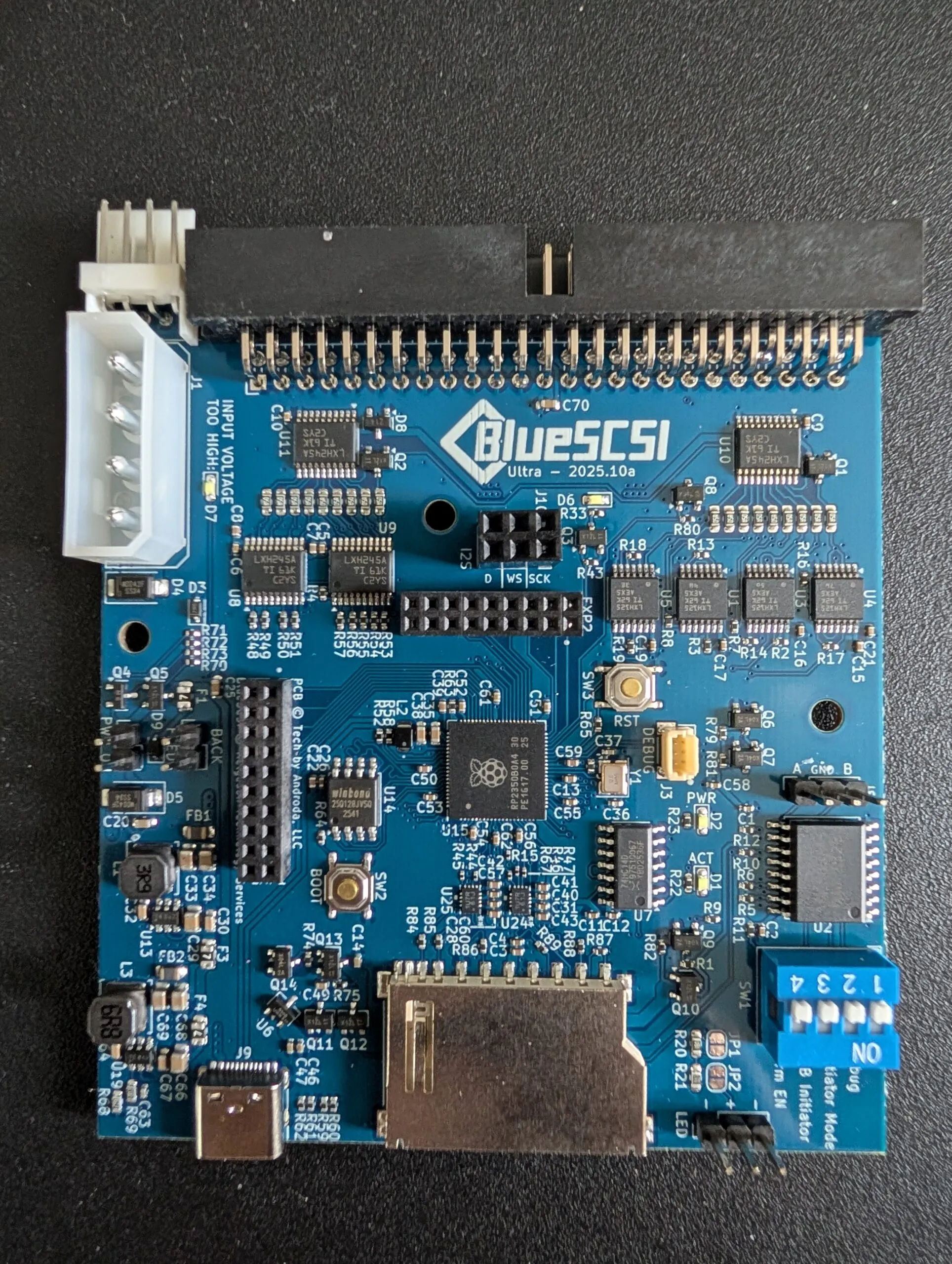 Buy direct from Amiga of Rochester, BlueSCSI Ultra-Narrow 50 Pin (Mac, PC, x68000) 18MB/s