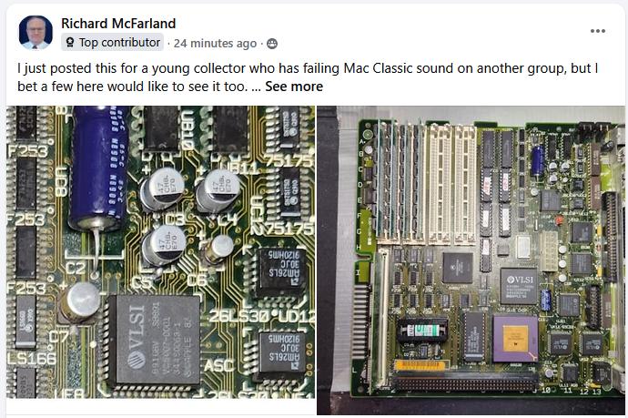 Richard McFarland posts rare Apple Macintosh Tech Repair Tips