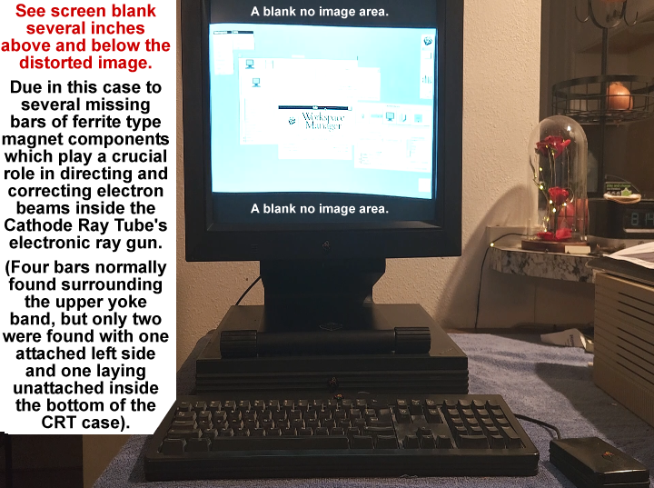 A mystery screen needs repair